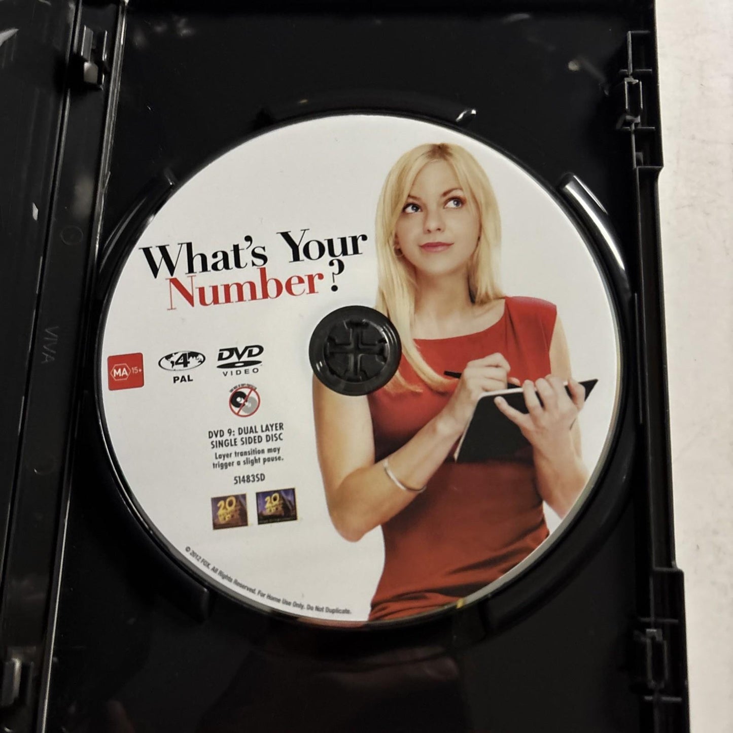 What's Your Number? (DVD, 2011) Anna Faris, Chris Evans Region 4