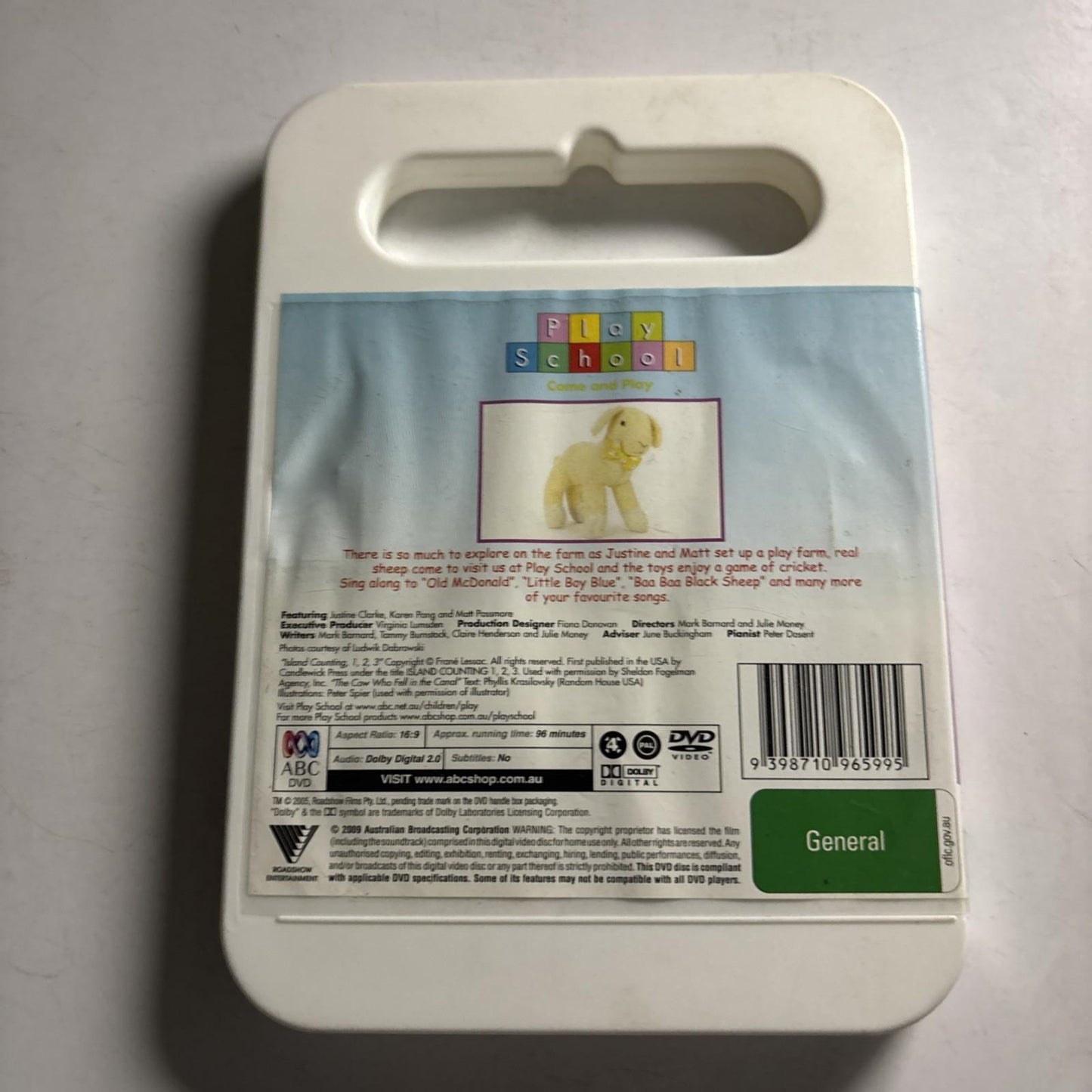 Play School On The Farm (DVD, 2005) Region 4