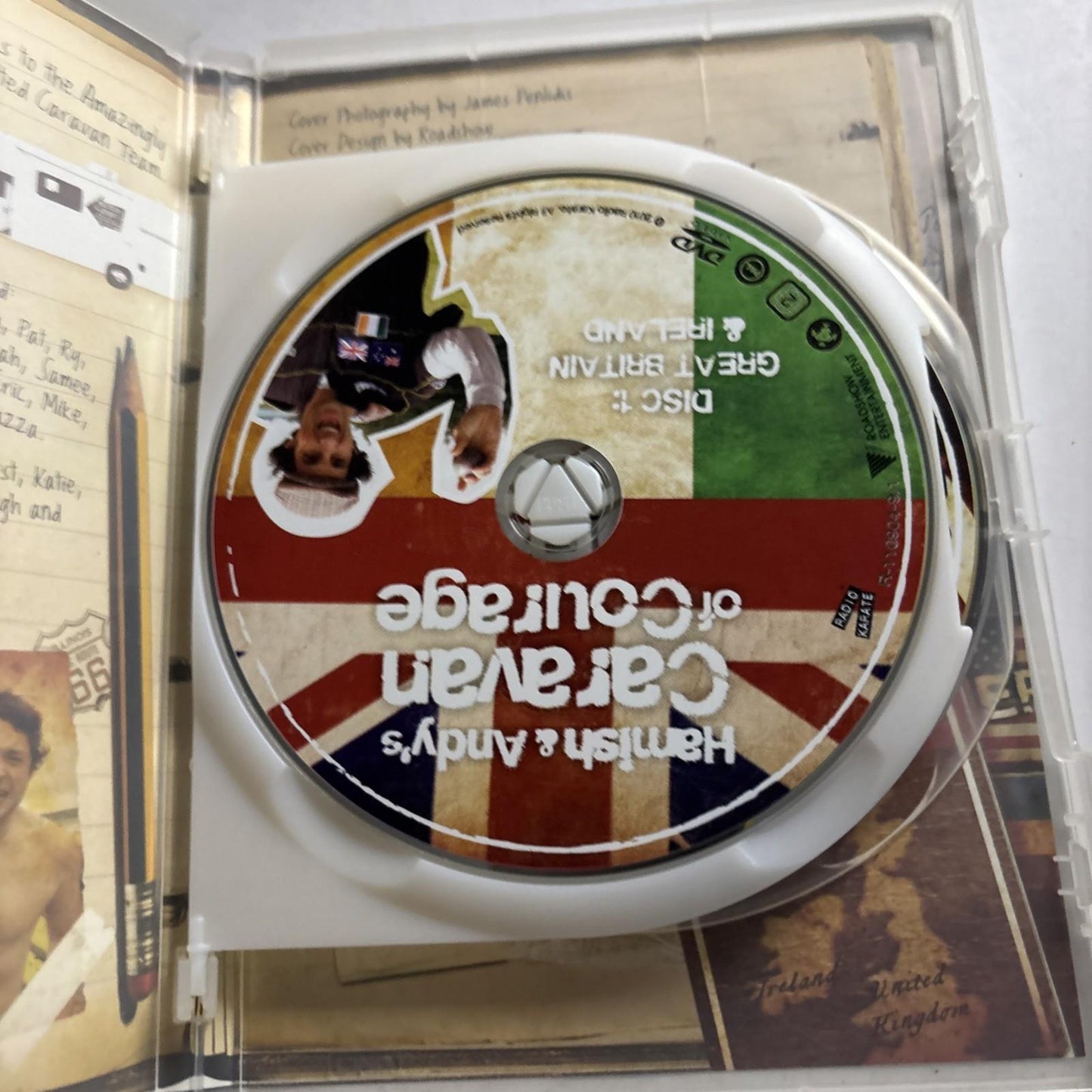 Hamish And Andy's Caravan Of Courage USA & Europe (DVD, 2009) Region 4 &2