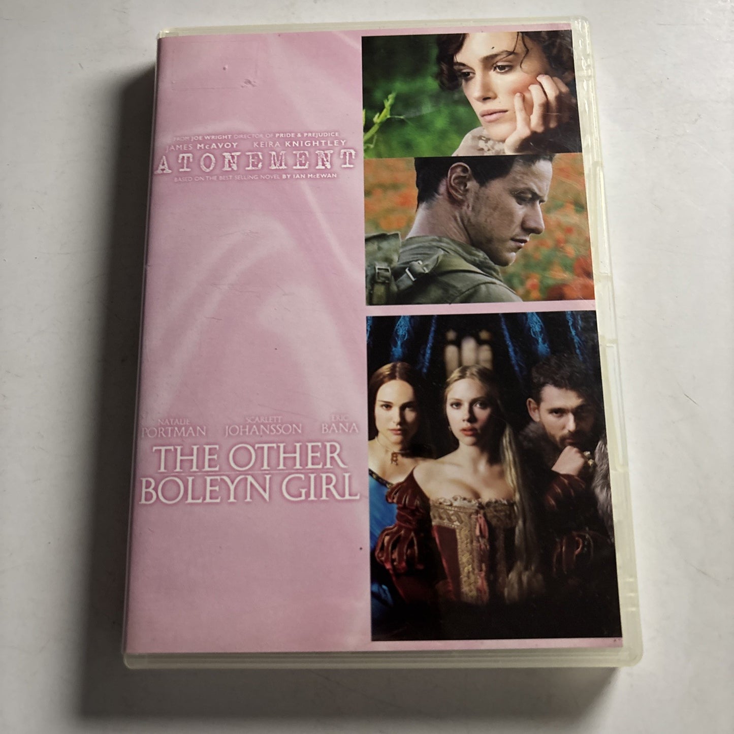 Atonement / The Other Boleyn Girl (DVD, 2-Disc) Natalie Portman Region 4