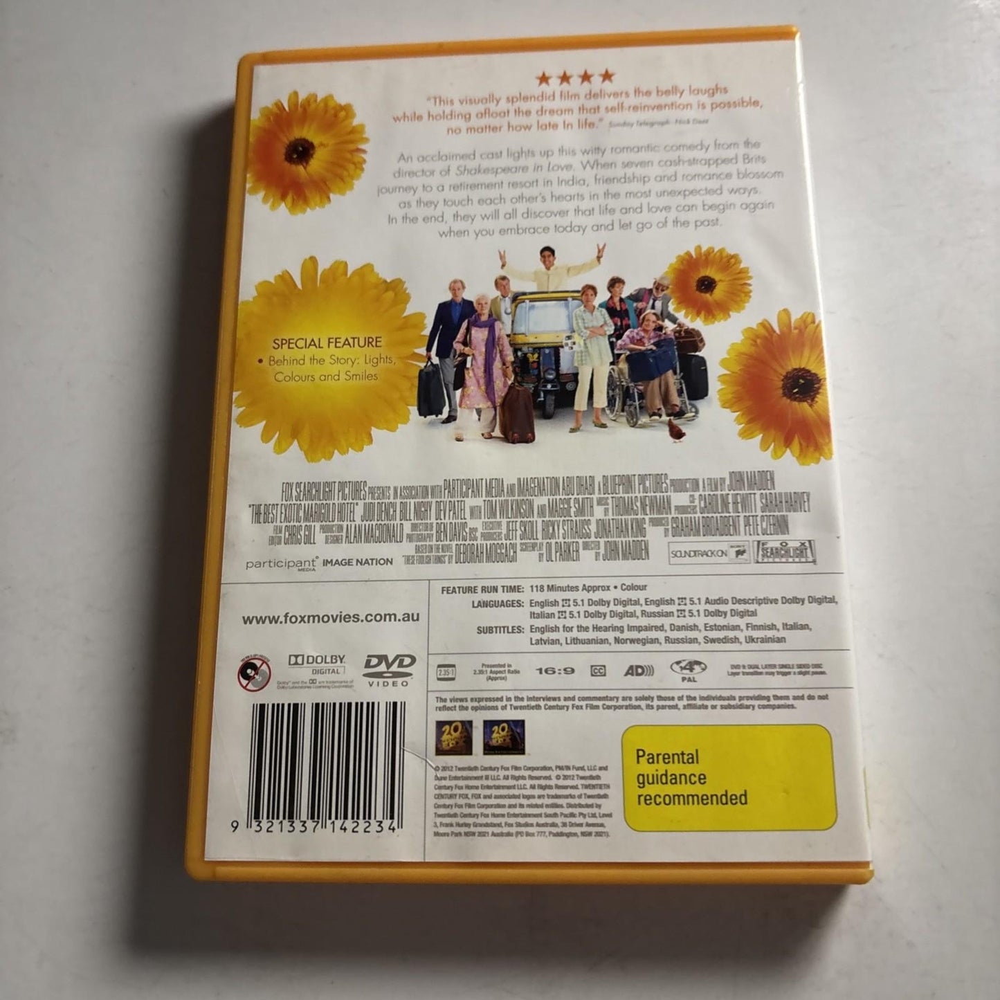 The Best Exotic Marigold Hotel (DVD, 2011) Judi Dench Region 4