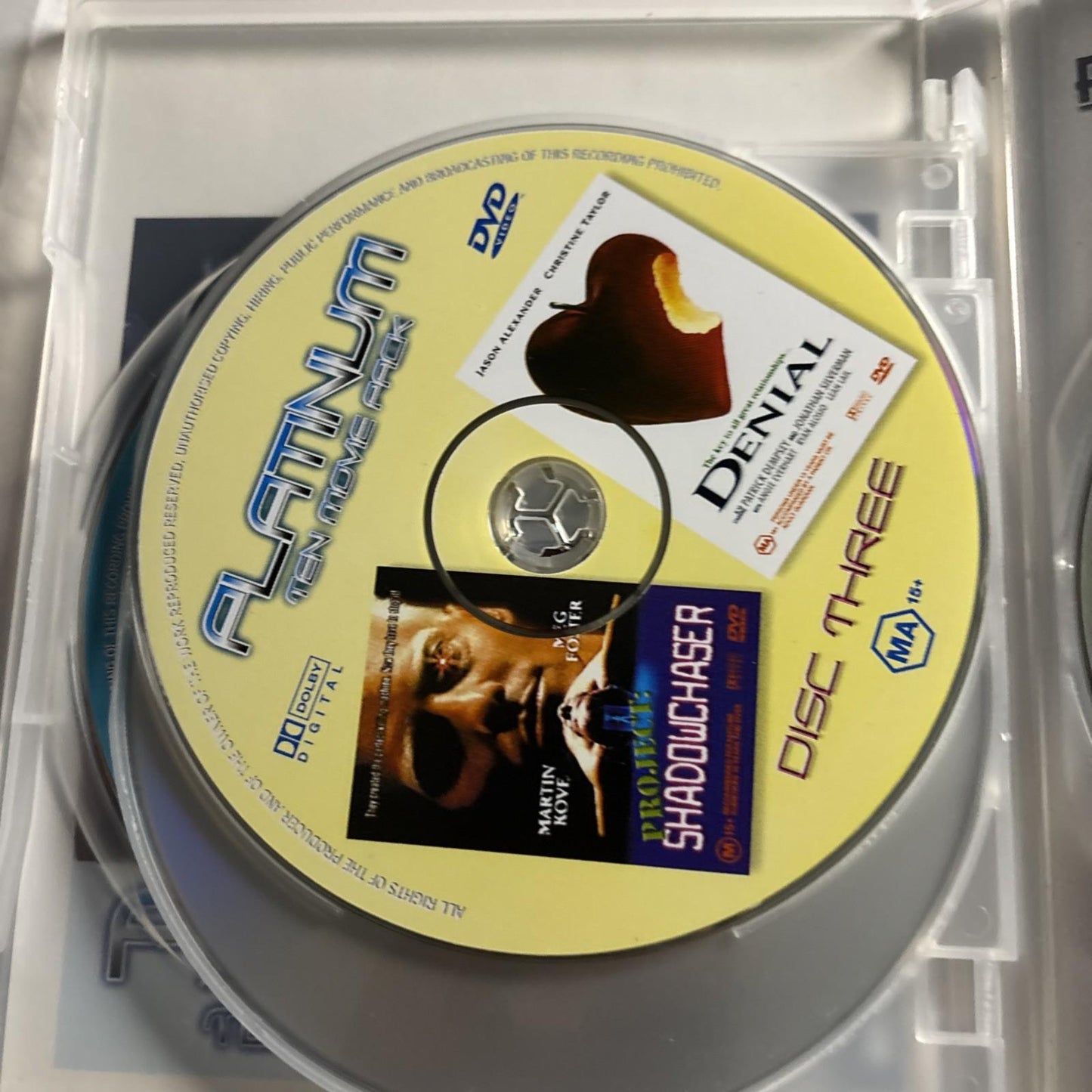 Platinum Ten 10 Movie Pack (DVD, 4-Disc) Michael Caine All Regions