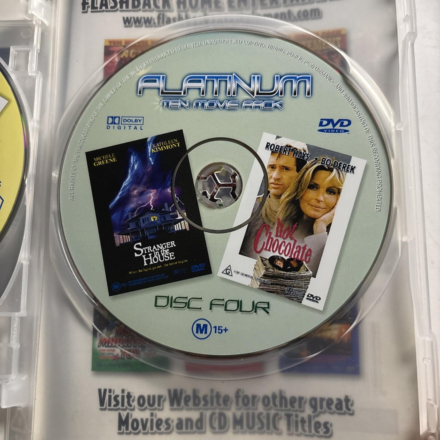 Platinum Ten 10 Movie Pack (DVD, 4-Disc) Michael Caine All Regions