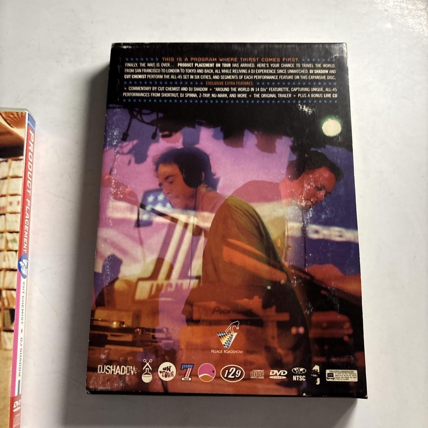 DJ Shadow, Cut Chemist – Product Placement On Tour (DVD + CD, 2004) Region 1