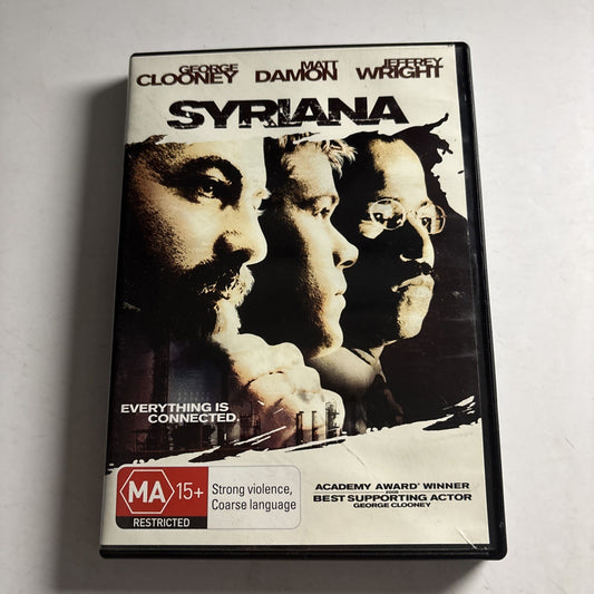Syriana (DVD, 2005) George Clooney, Matt Damon Region 4