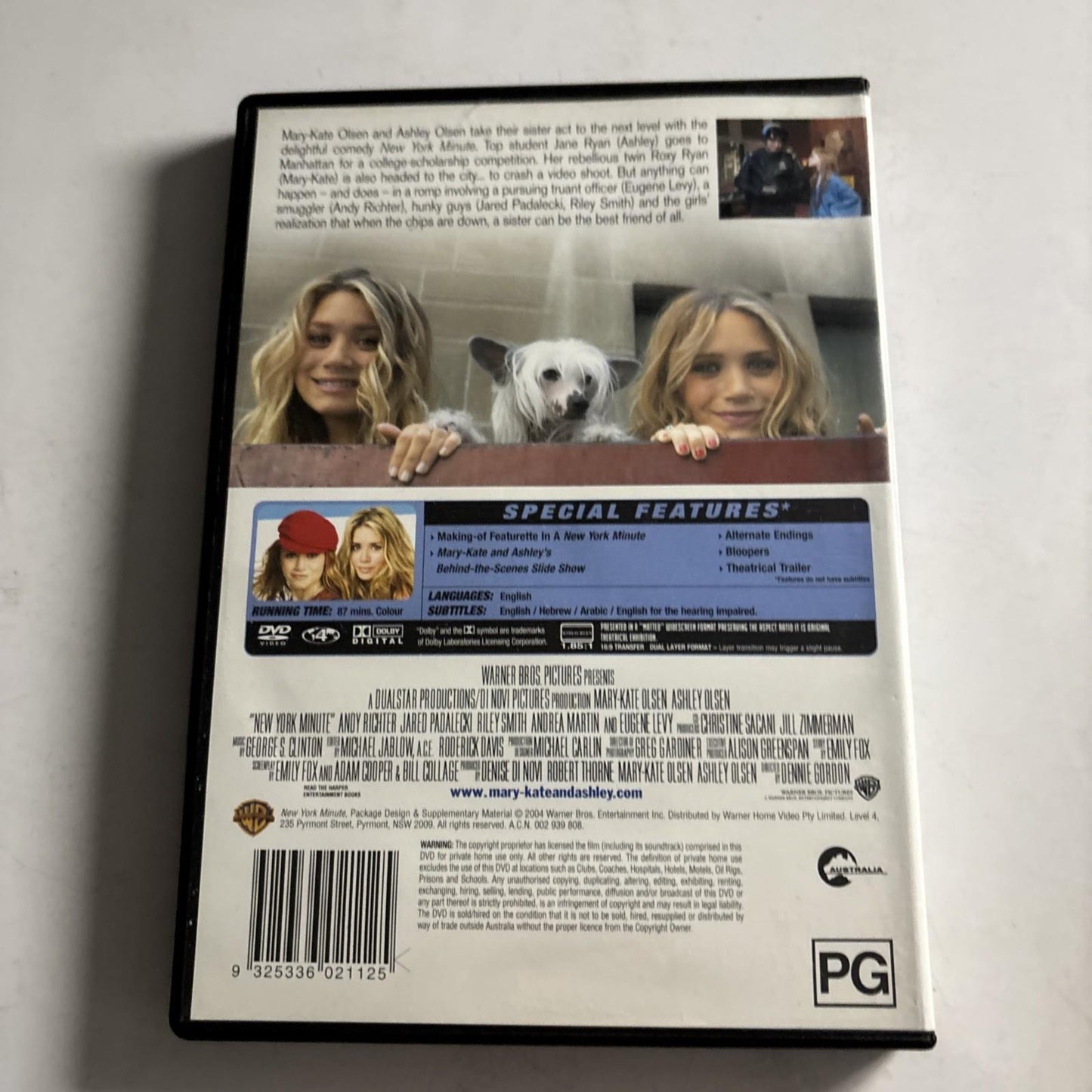 New York Minute (DVD, 2004) Mary-Kate & Ashley Olsen Region 4