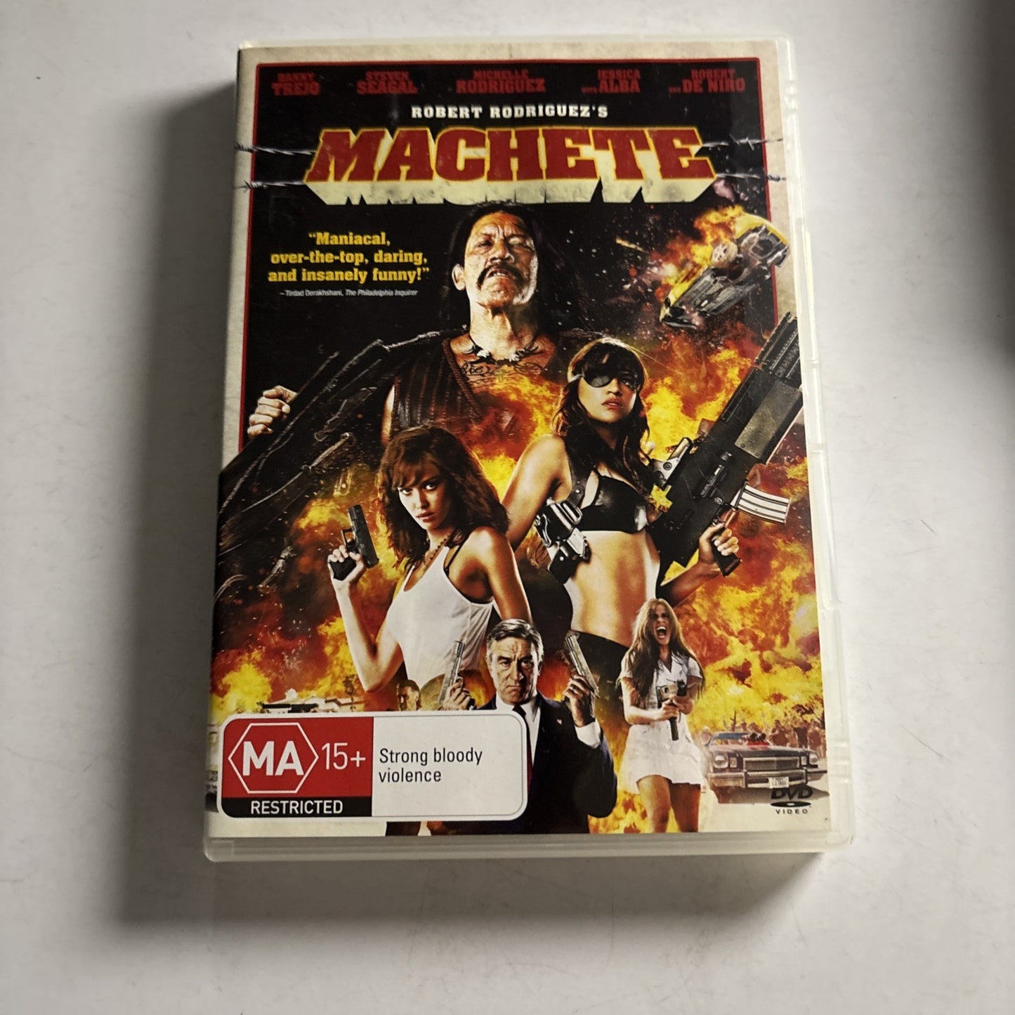 Machete (DVD, 2010) Danny Trejo, Robert De Niro Region 4 NEW