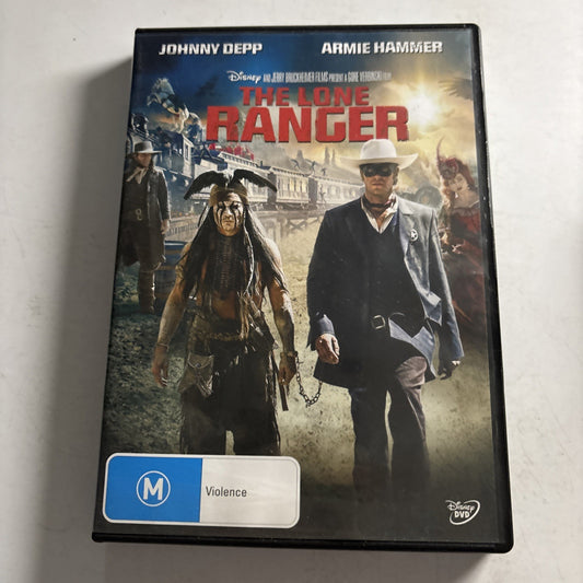 The Lone Ranger (DVD, 2013) Johnny Depp Region 4 NEW