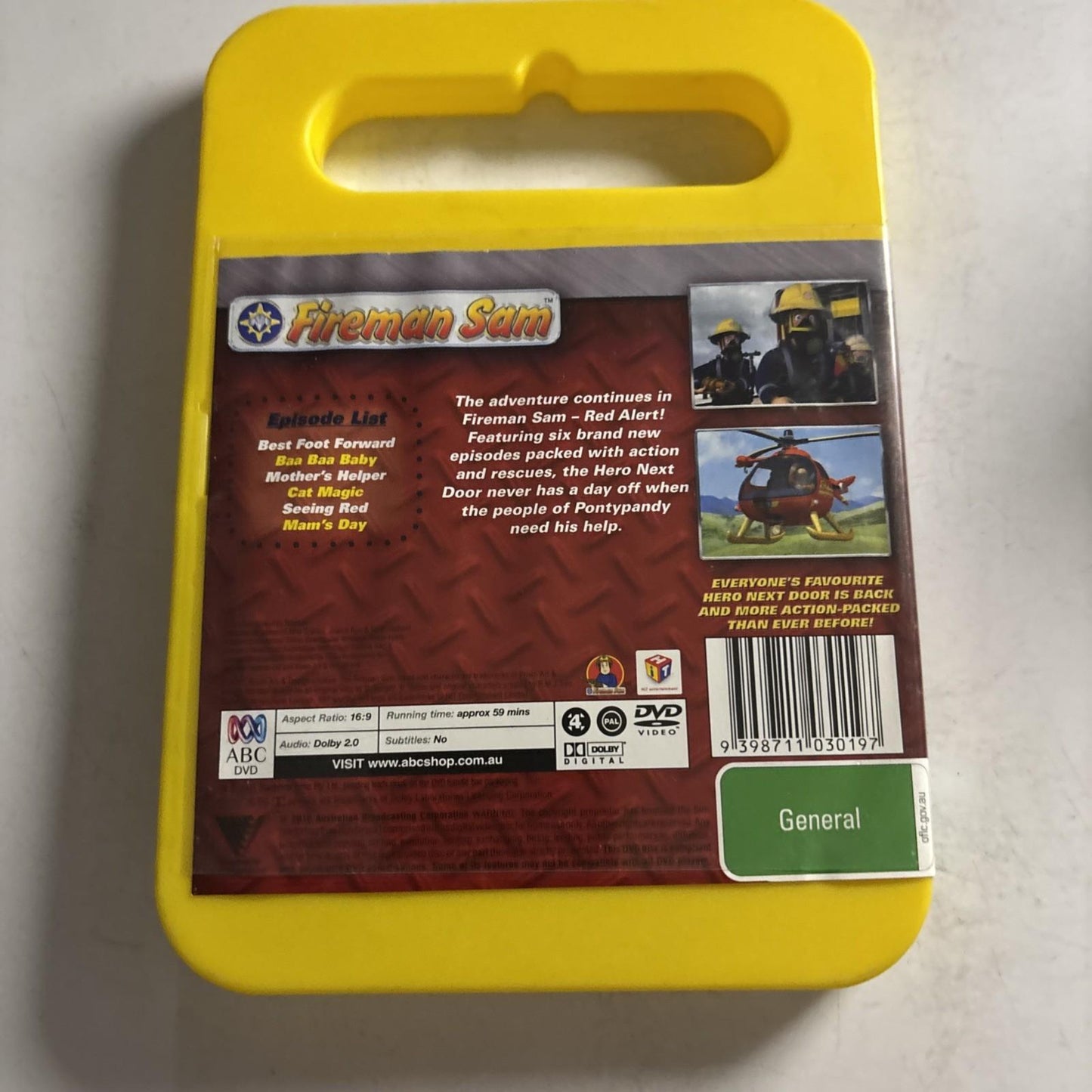 Fireman Sam Red Alert (DVD, 2009) Region 4