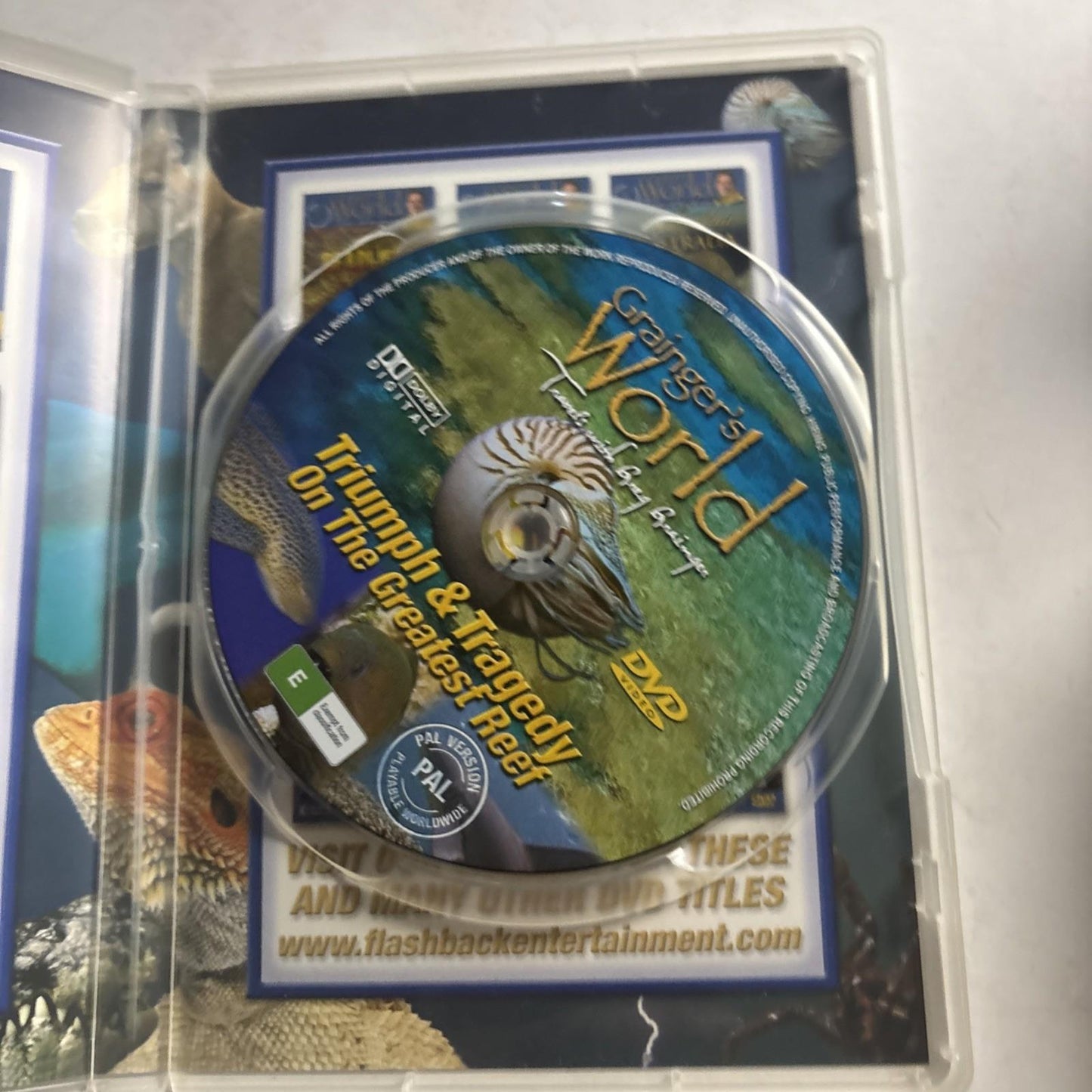 Grainger's World Triumph & Tragedy On The Greatest Reef (DVD) All Regions