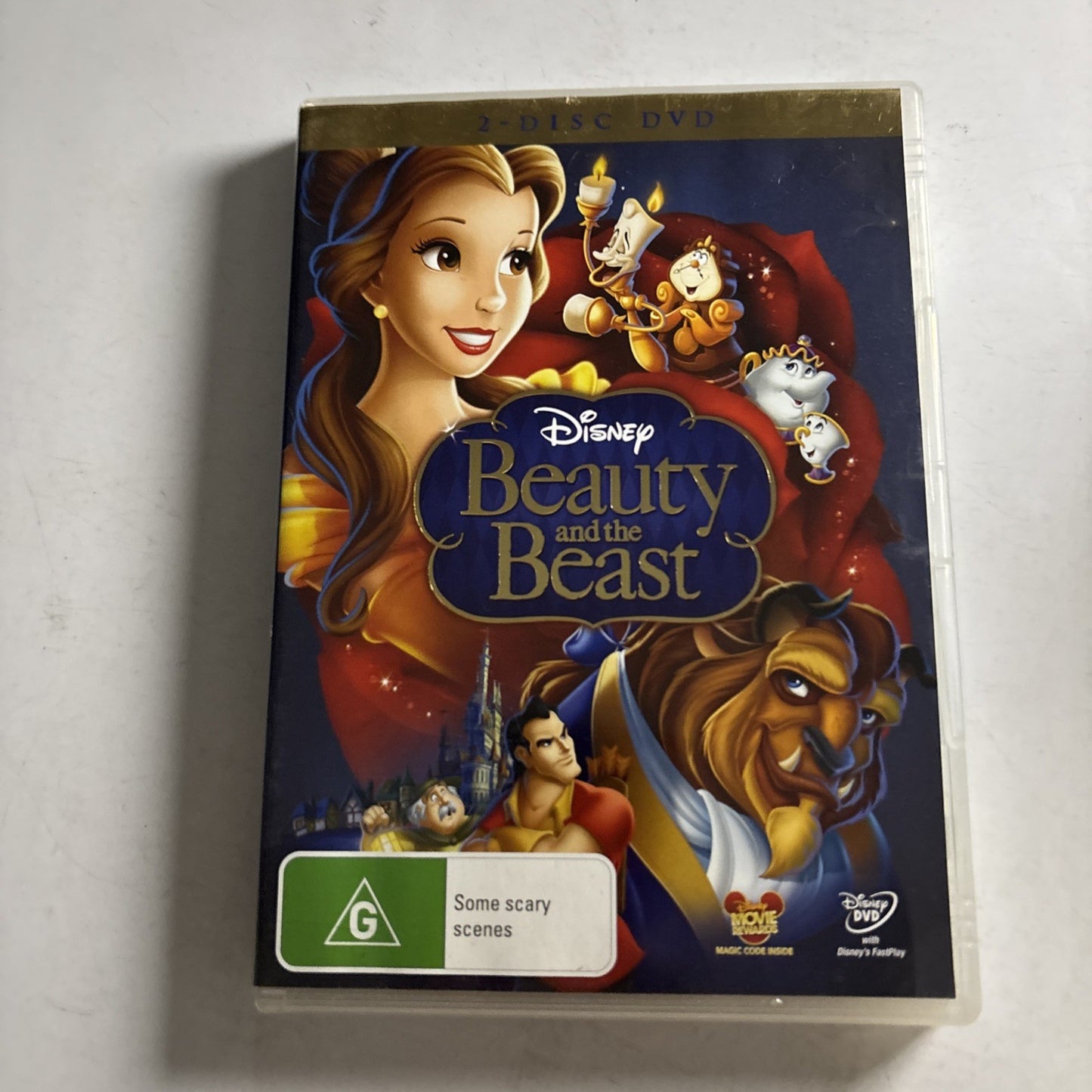 Disney Beauty And The Beast (DVD, 1991, 2-Disc Edition) Animation Region 4