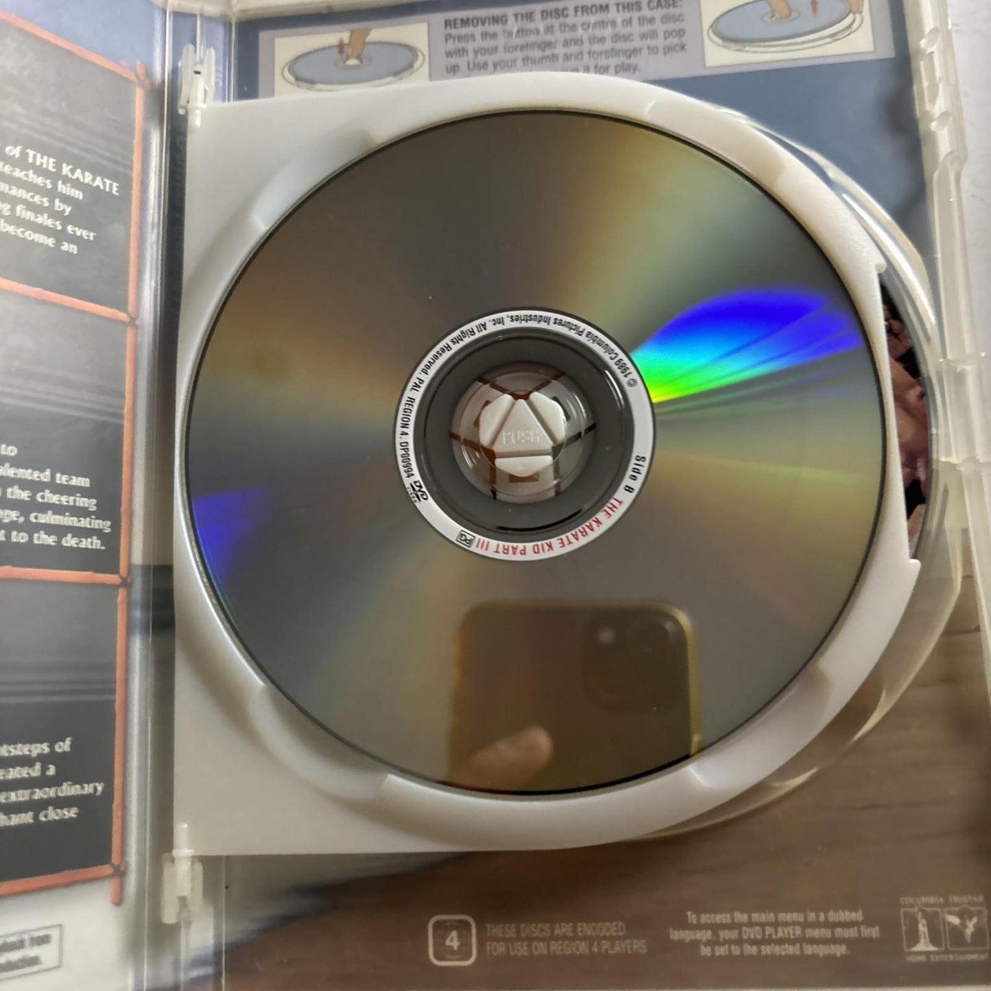 The Karate Kid 1, 2 & 3 (DVD) Ralph Macchio, Pat Morita, Elizabeth Shue Region 4