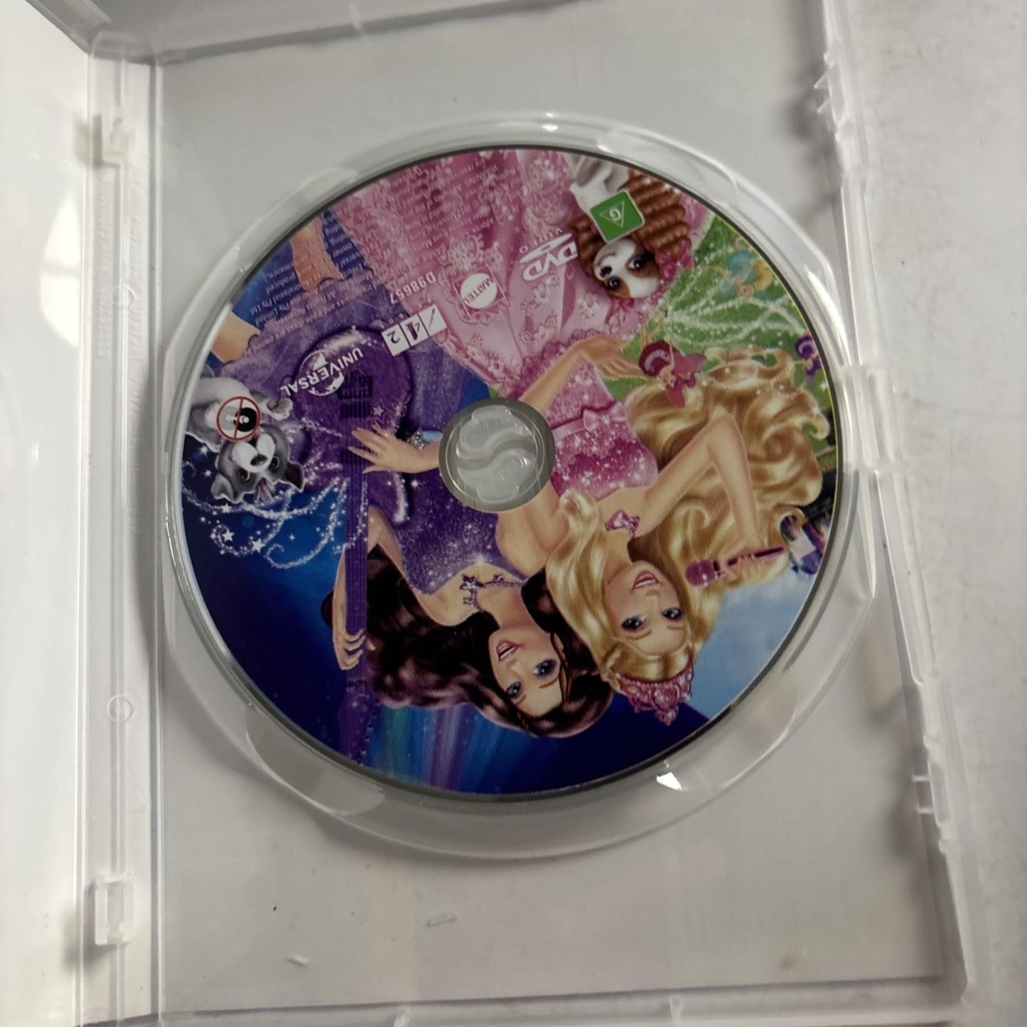 Barbie The Princess & The Popstar (DVD, 2012) Region 4 &2