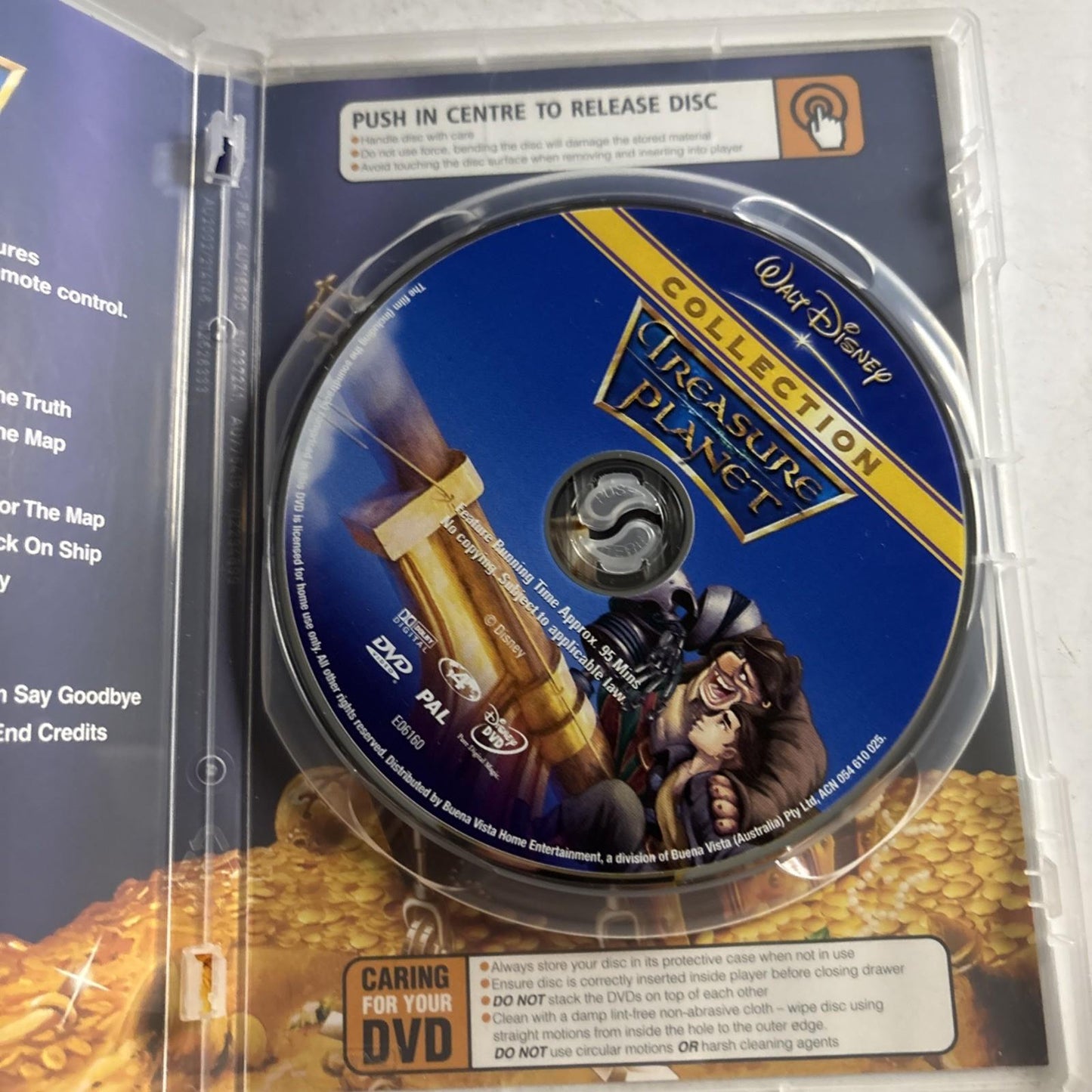 Treasure Planet (DVD, 2002) Disney Animated Film Region 4