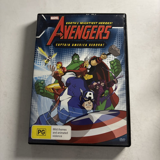 Marvel The Avengers: Captain America Reborn (DVD, 2010) Region 4