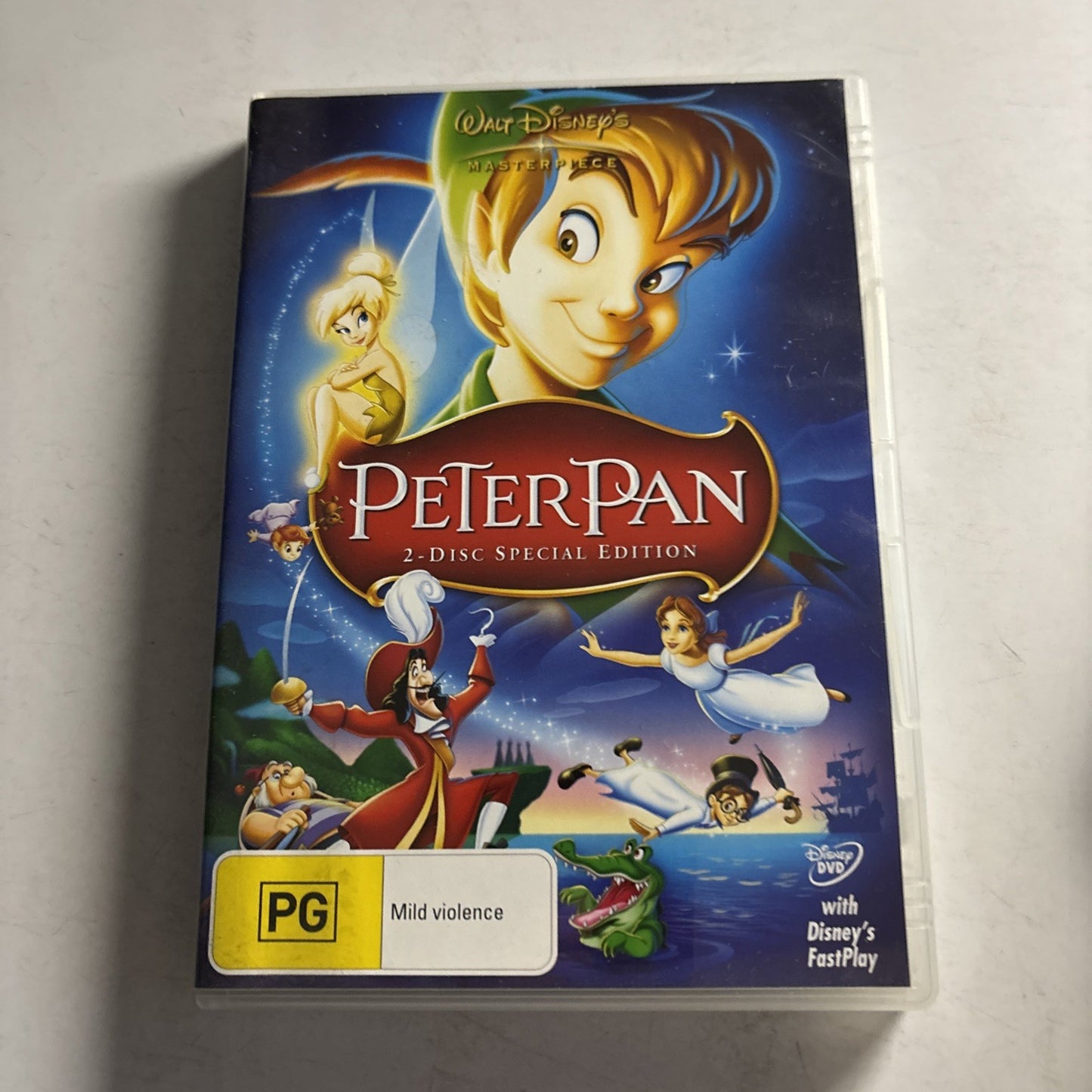 Peter Pan (Special Edition, DVD, 1953) Disney Animated Film Region 4 NEW