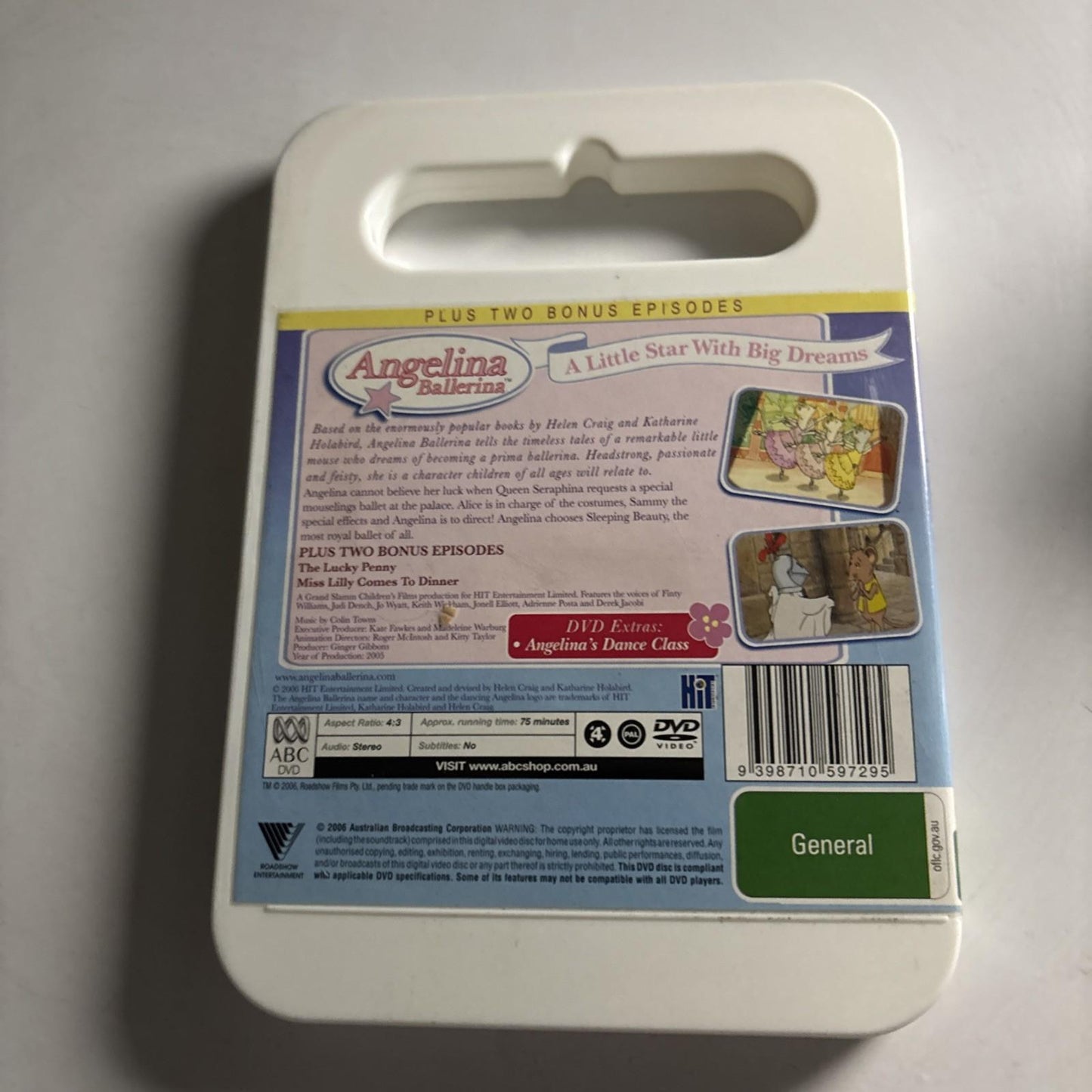 Angelina Ballerina : Princess Dance (DVD, 2001) ABC Kids Animation Region 4