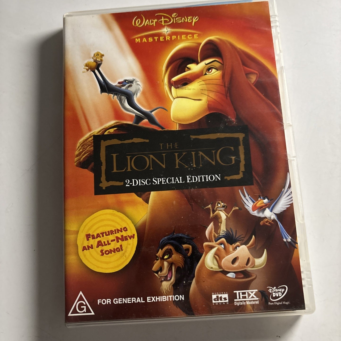 The Lion King Special Edition (DVD, 1994, 2-Disc) Disney Region 4