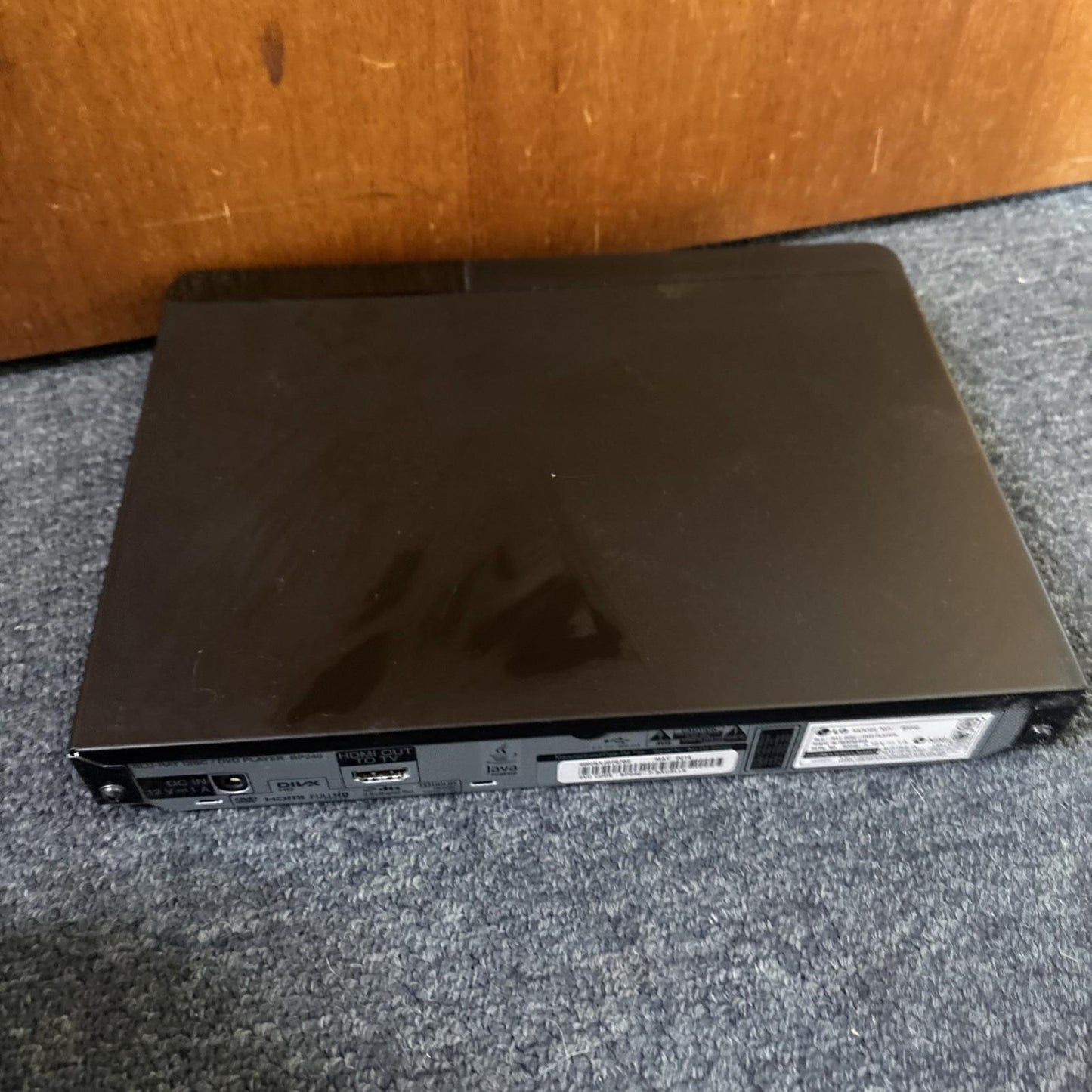 LG Blu-ray Disc & DVD Player Black BP240 Region B & 4