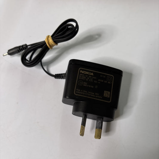 GENUINE NOKIA AC-3A 2mm pin Mobile Phone Charger 5V 350mA AU plug