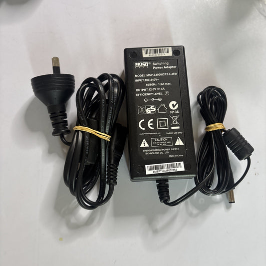 MOSO (MSP-Z4000IC12.0-48W) 12V~4A Switching Power Adapter 5.5*2.1mm