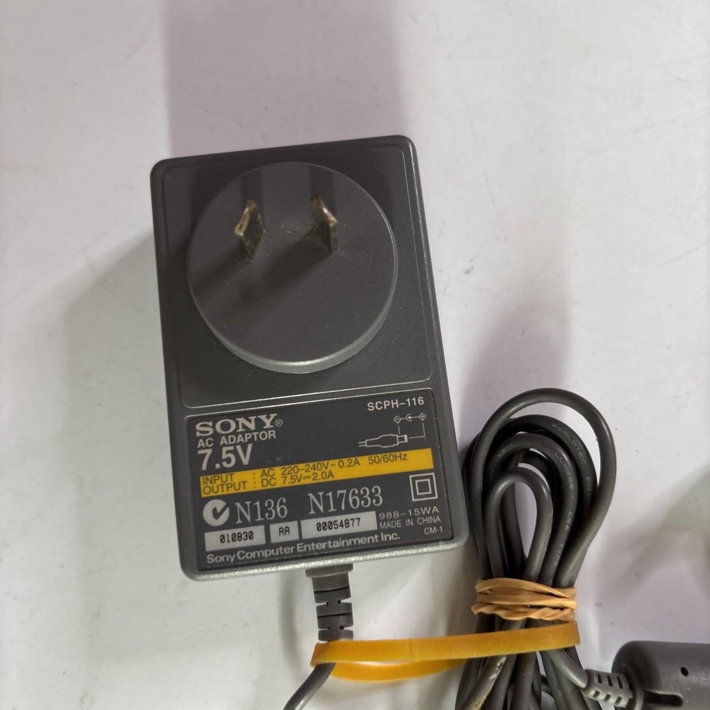 Genuine Sony SCPH-116 AC Adapter 7.5V for PS1 Slim