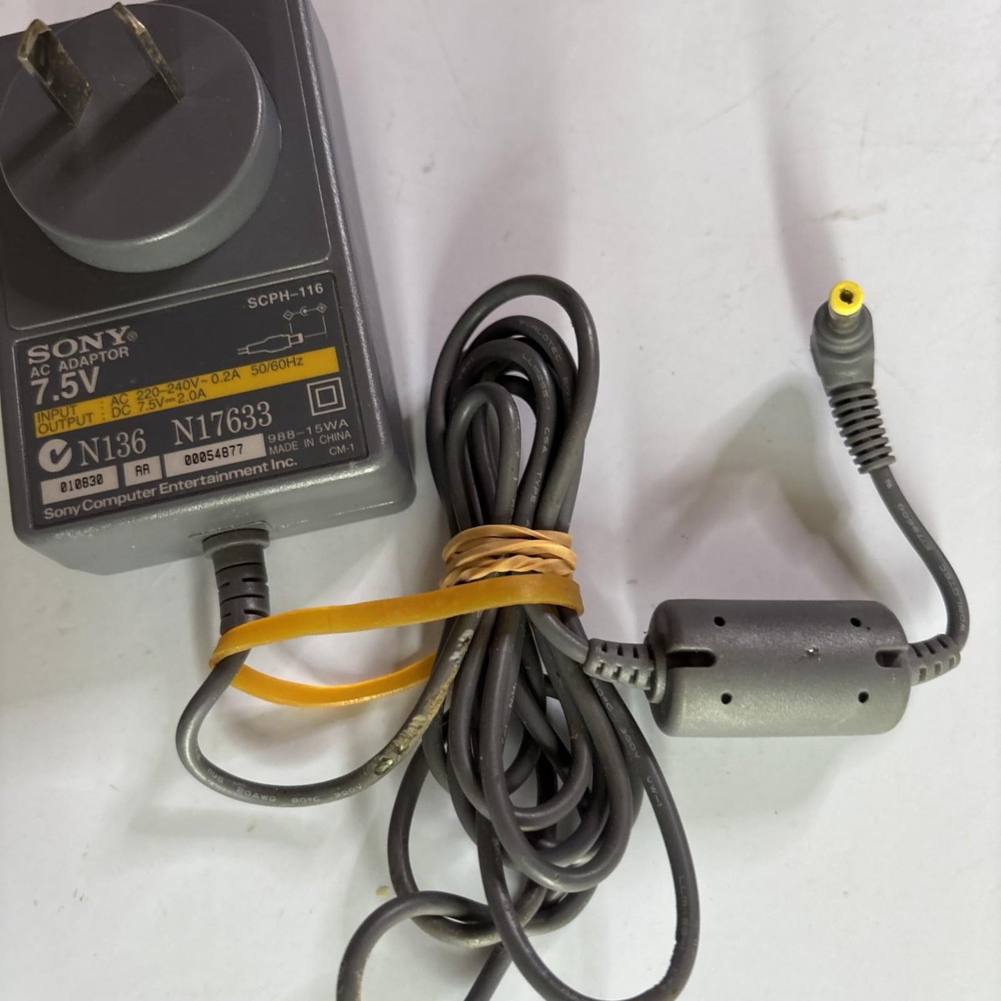 Genuine Sony SCPH-116 AC Adapter 7.5V for PS1 Slim