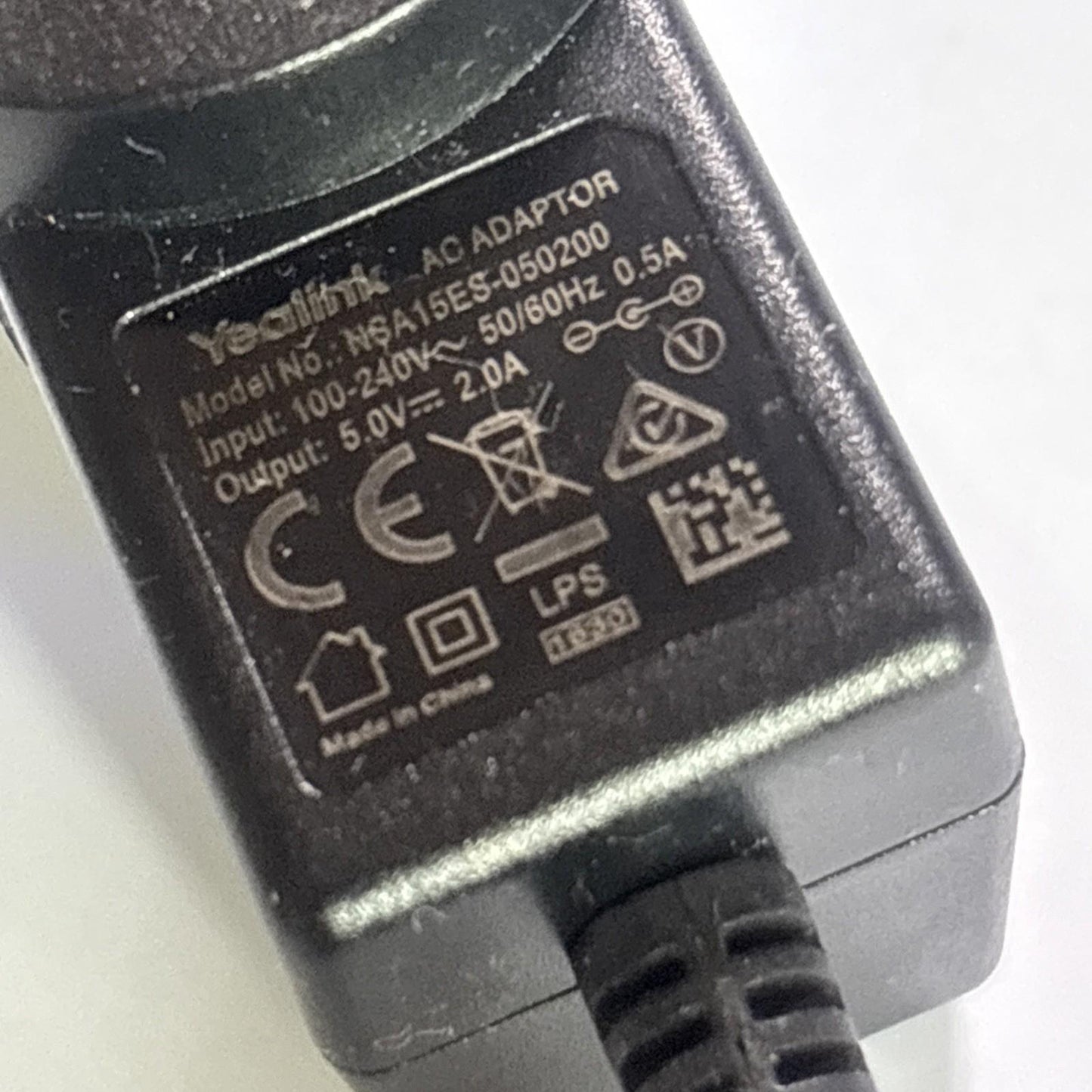 Yealink AC Adapter NSA15ES-050200 5V 2A