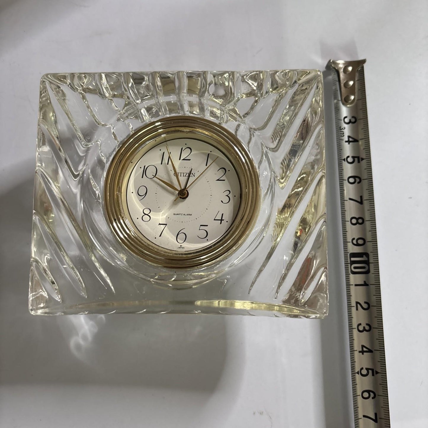 Citizen Glass Table Clock No. 4RE998