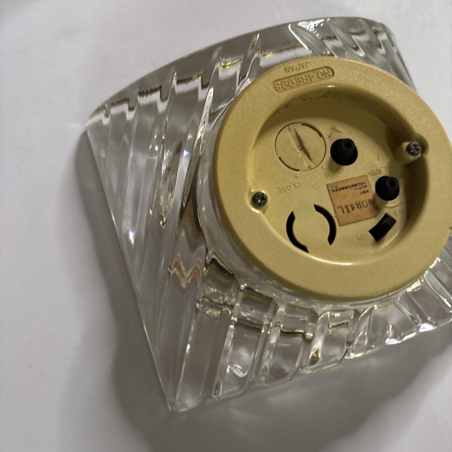 Citizen Glass Table Clock No. 4RE998