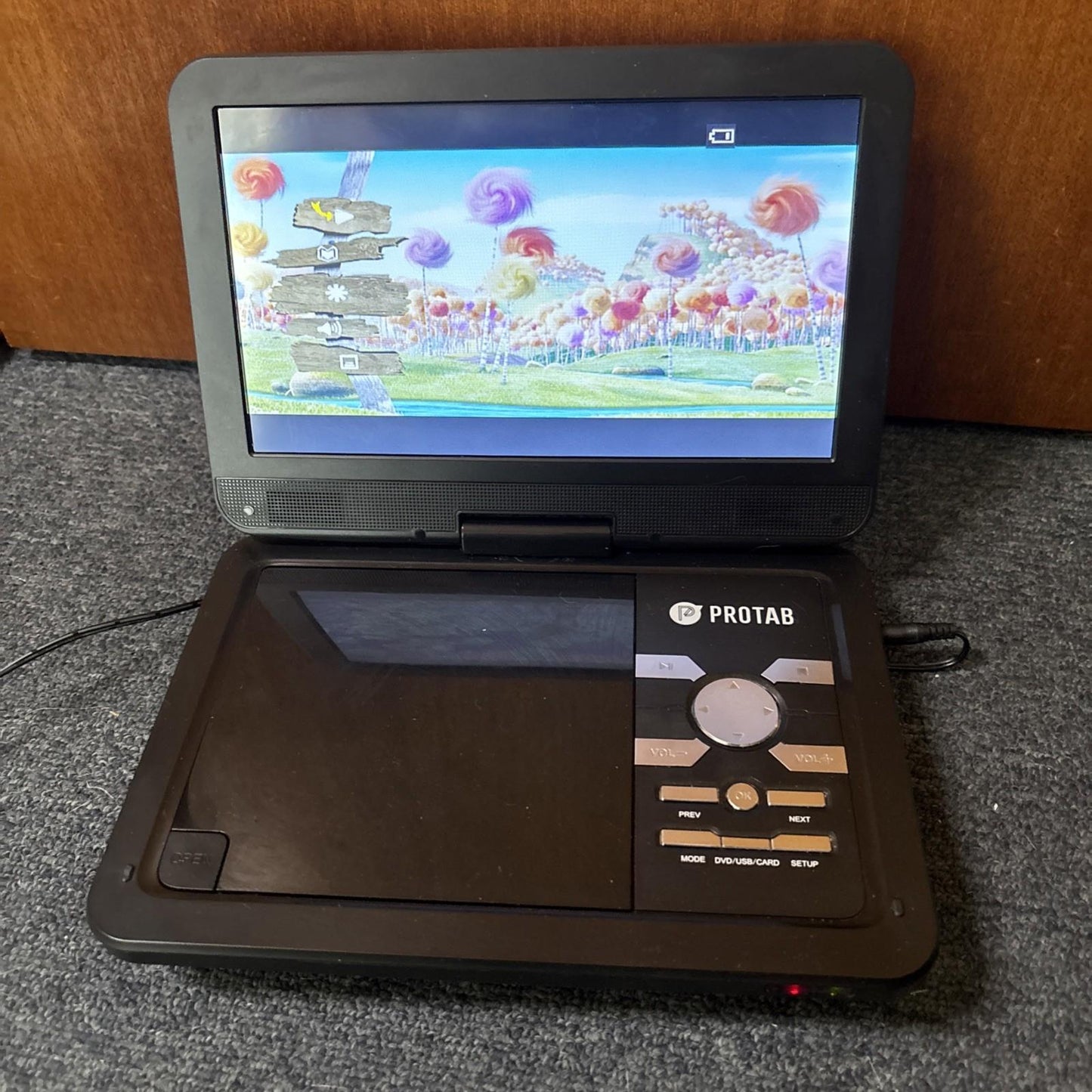 Protab 10.1" Portable DVD Player PTBPD10BLK Region 4