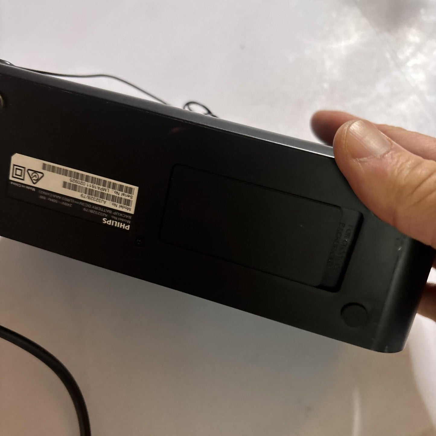 Philips AJ3232B/79 Big LED Alarm Clock AM/FM  Radio