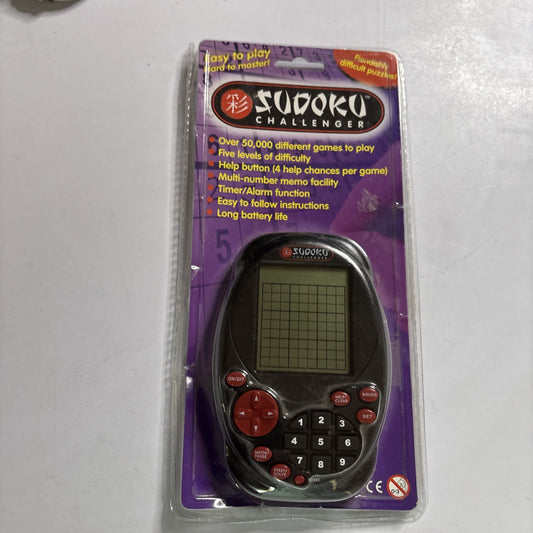 Sudoku Challenger Handheld Console Puzzle