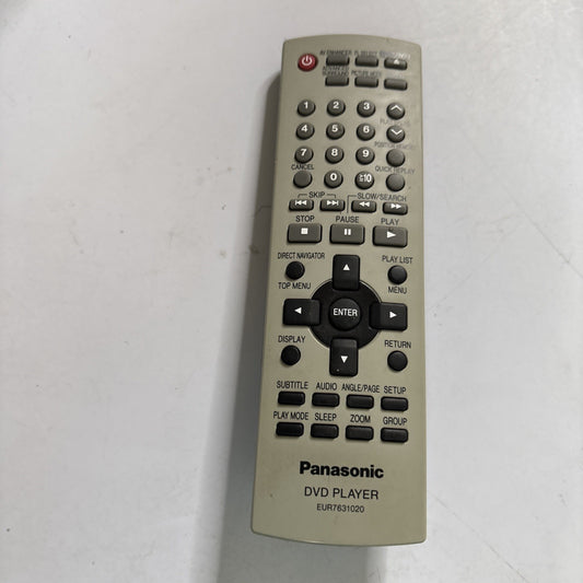 Genuine Panasonic EUR7631020 Remote Control For DVD Player DVD-S24 DVD-S27