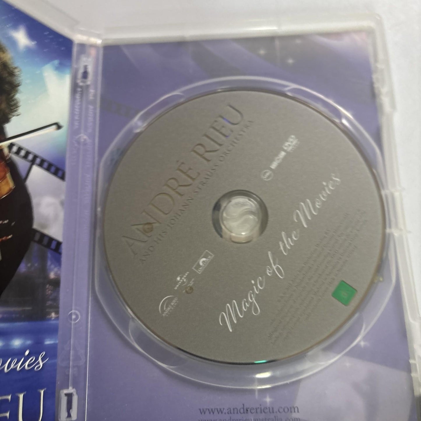 André Rieu - Magic of the Movies (DVD, 2014) All Regions