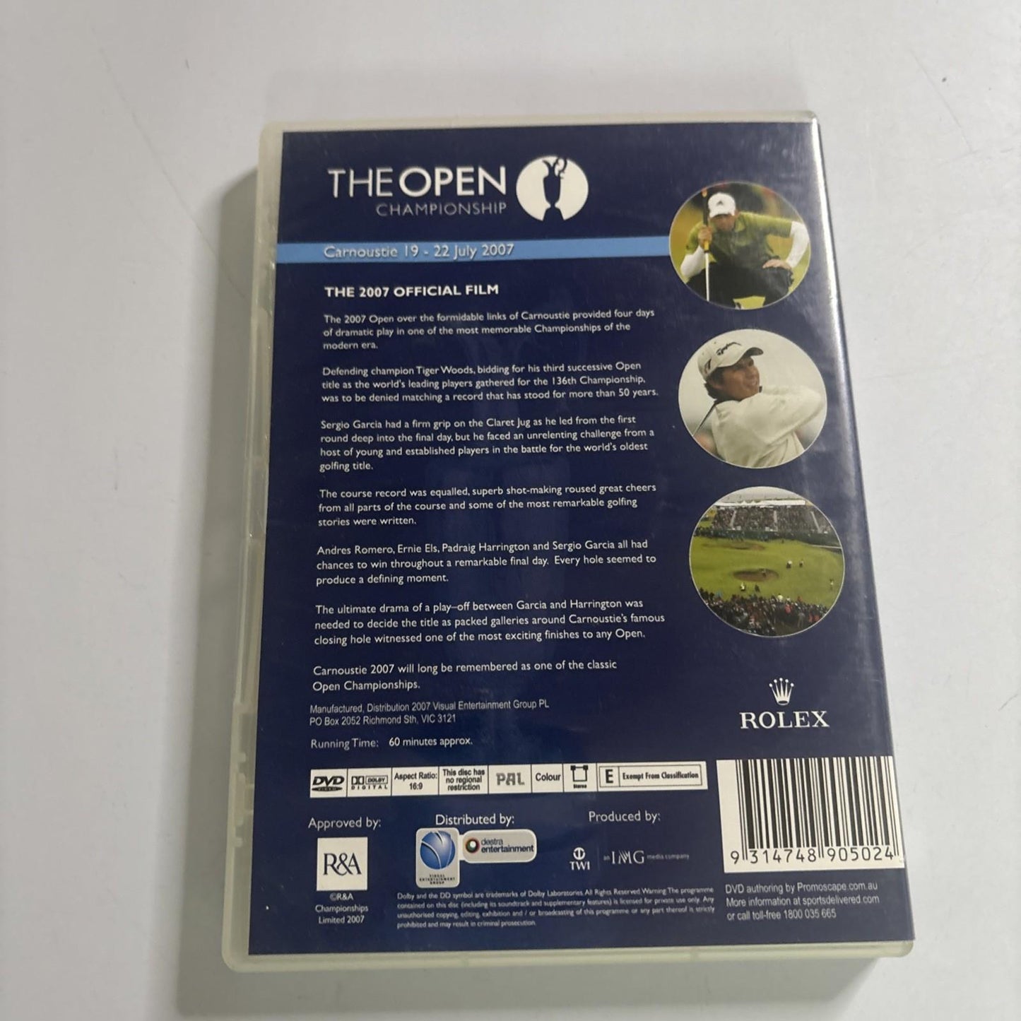 The British Open Golf Championship The 2007 Official Film (DVD 2007) All Regions