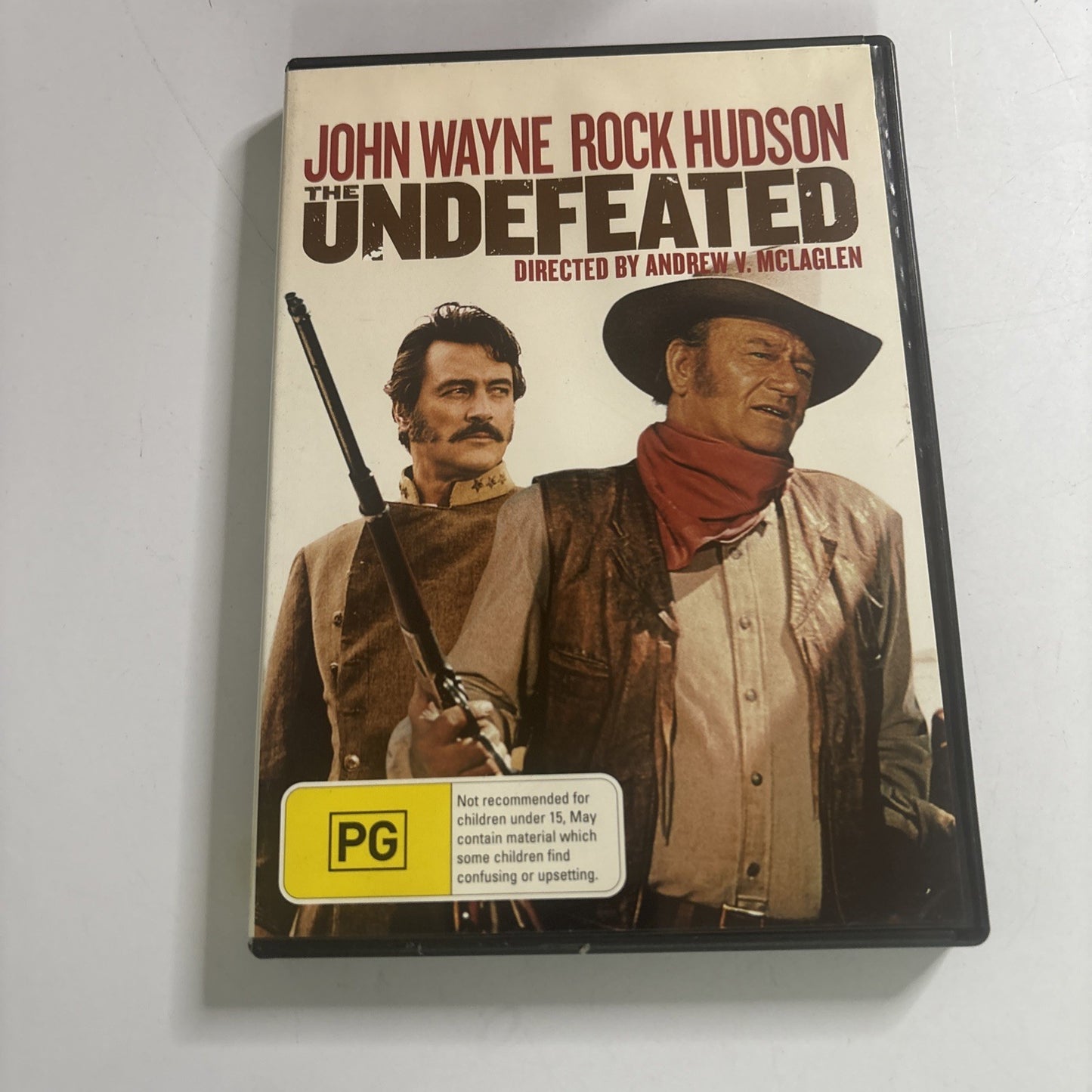 Undefeated (DVD, 2003) John Wayne, Rock Hudson Region 4 NEW