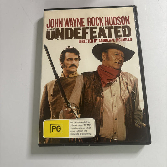 Undefeated (DVD, 2003) John Wayne, Rock Hudson Region 4 NEW