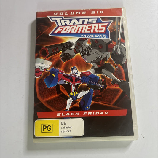 Transformers Animated - Black Friday : Vol 6 (DVD, 1986) Region 4
