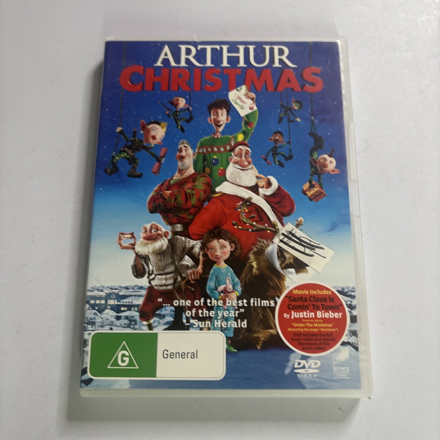 Arthur Christmas (DVD, 2011) Bill Nighy, Michael Palin Region 4,2