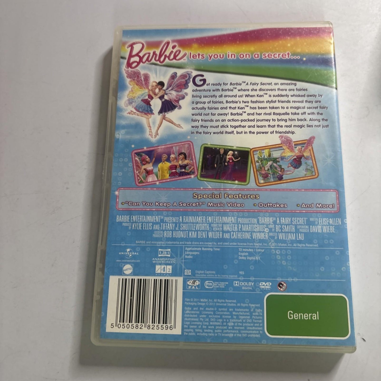Barbie - A Fairy Secret (DVD, 2011) Region 4,2