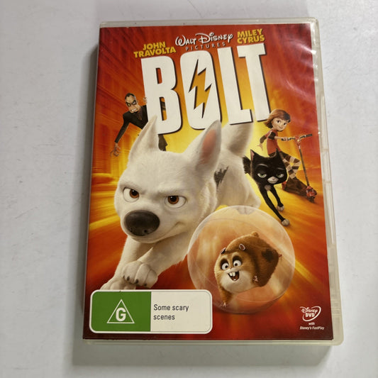 Bolt (DVD, 2008) John Travolta, Miley Cyrus  Region 4