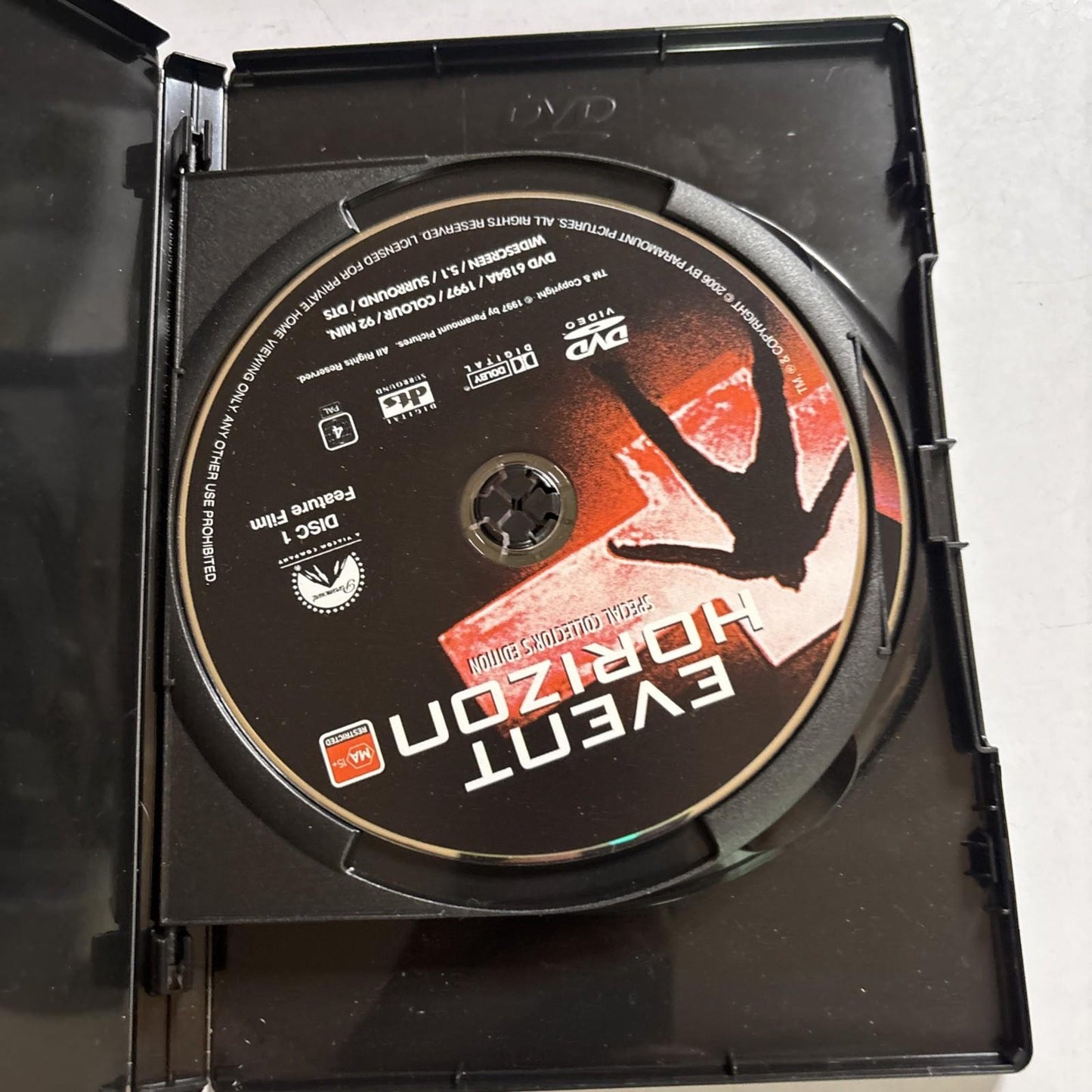 Event Horizon - Special Edition (DVD 1997) Laurence Fishburne, Sam Neill Region4