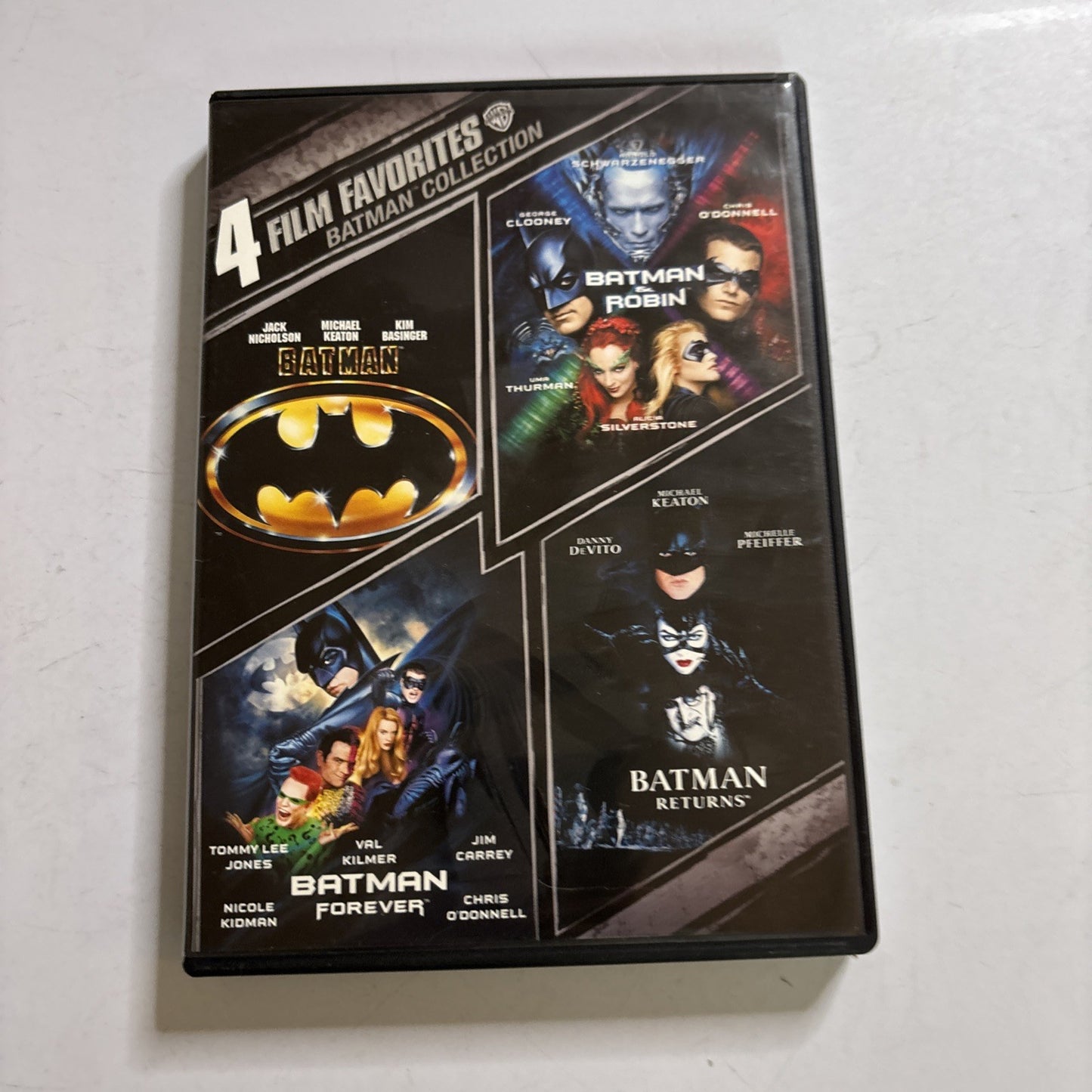 Batman: Batman, Batman & Robin, Batman Returns, Batman Forever DVD Region 1