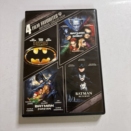 Batman: Batman, Batman & Robin, Batman Returns, Batman Forever DVD Region 1