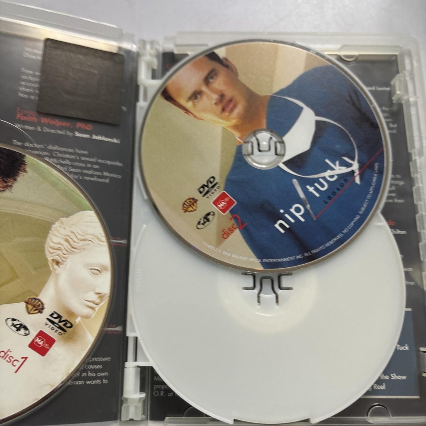 Nip/Tuck - Season 4 (DVD, 2006) Region 4 Dylan Walsh, Julian McMahon