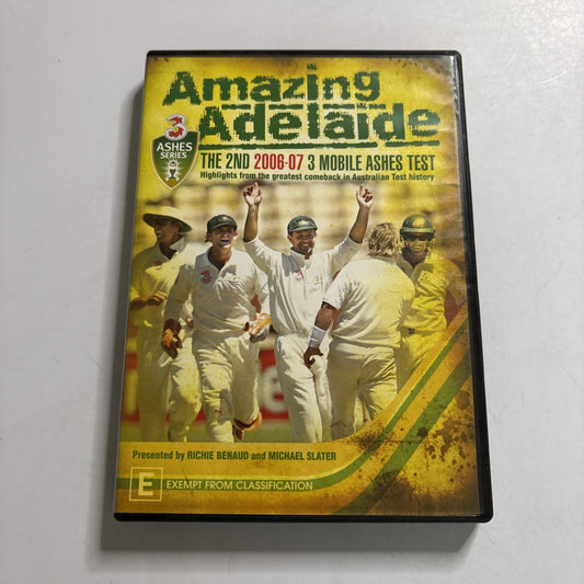 Amazing Adelaide - The 2nd 2006/7 Mobile Ashes Test (DVD, 2006) Region 4