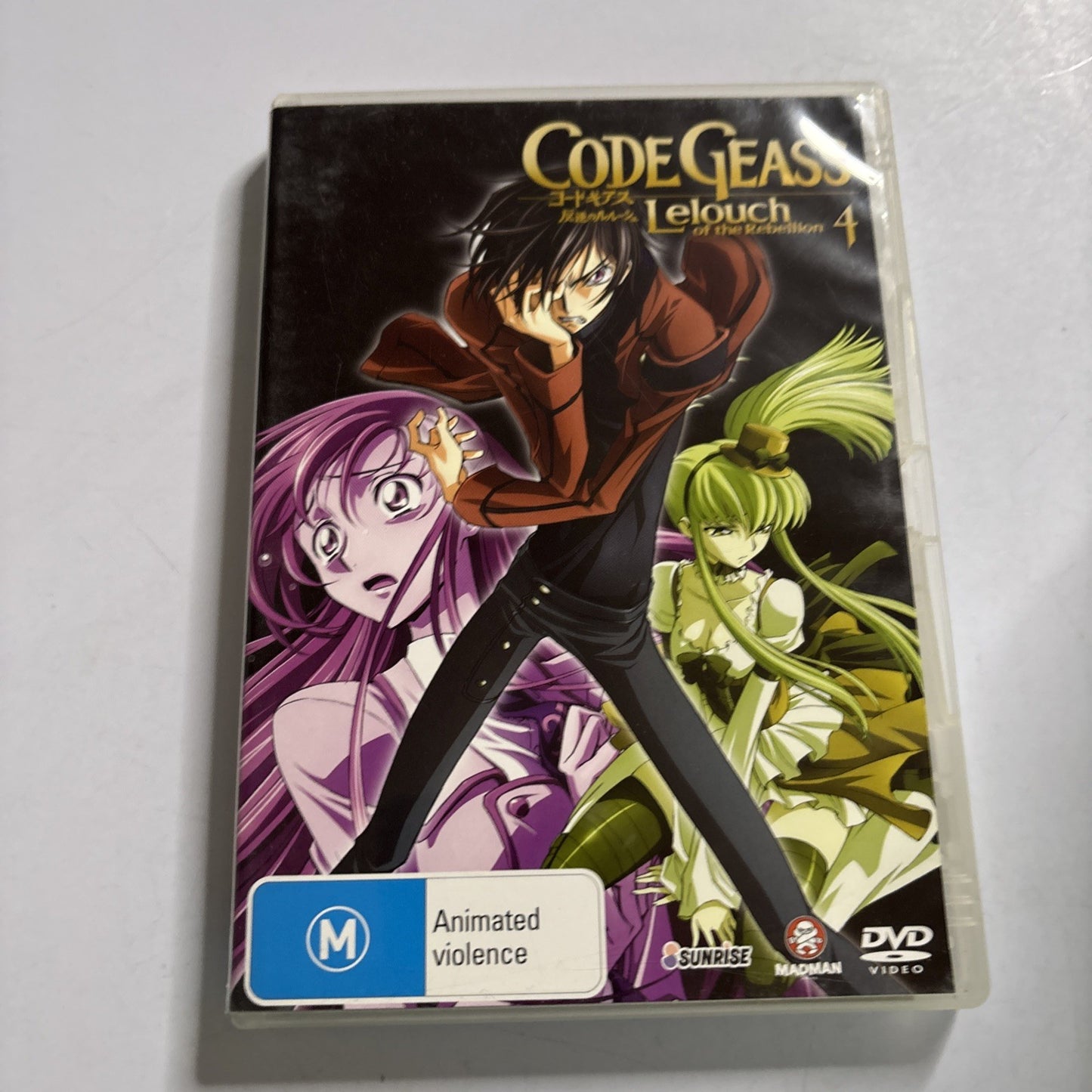 Code Geass - Lelouch of the Rebellion : Vol 4 (DVD, 2007) Region 4,2
