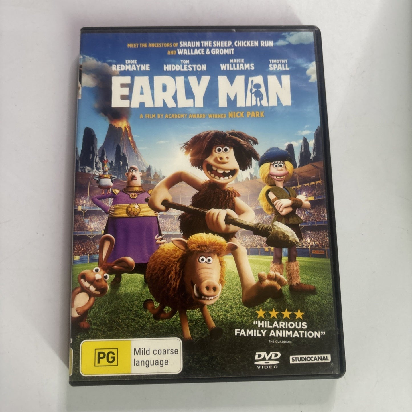 Early Man (DVD, 2018) Richard Ayoade, Richard Webber Region 4