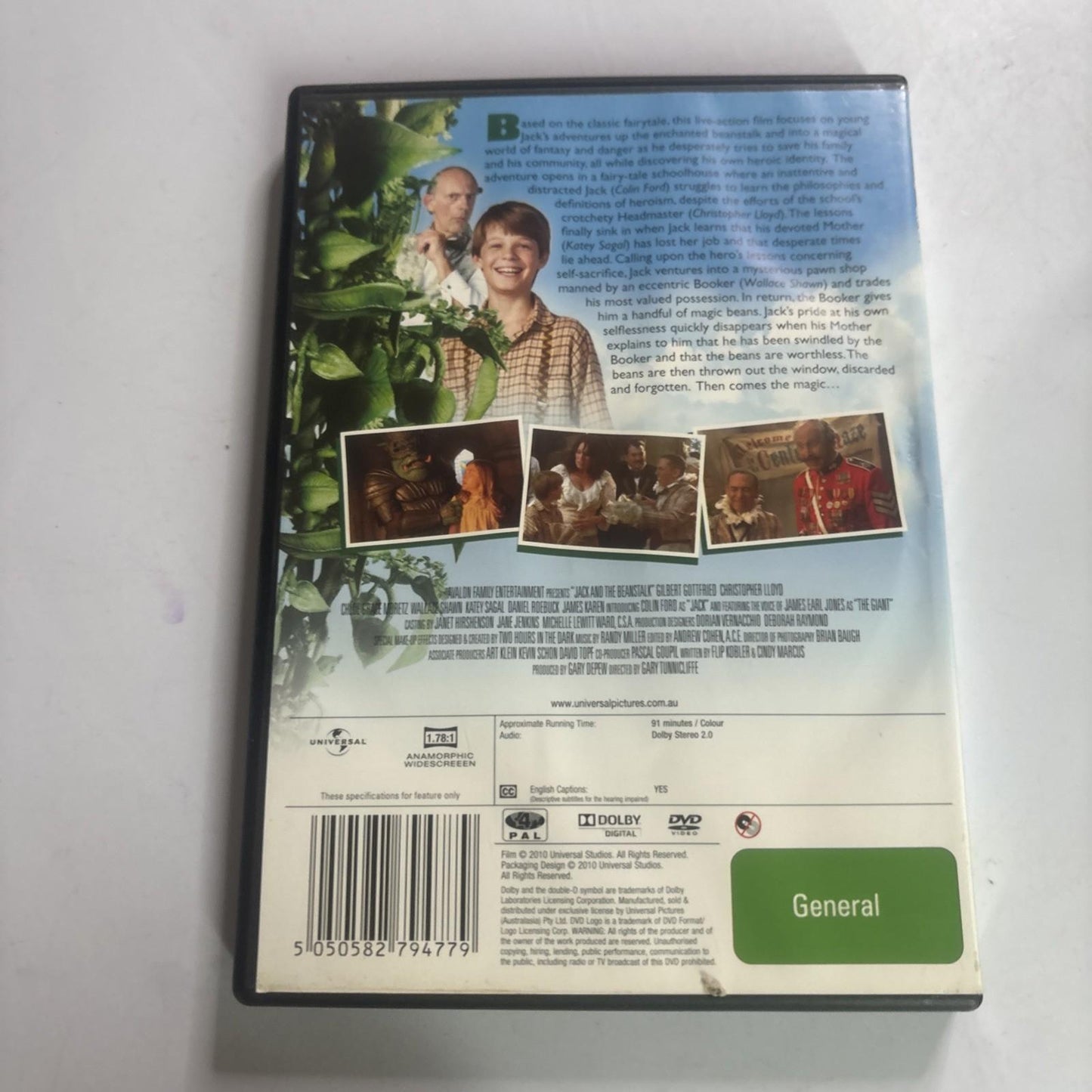 Jack and the Beanstalk (DVD, 2010) Christopher Lloyd, Hal B. Klein, Region 4